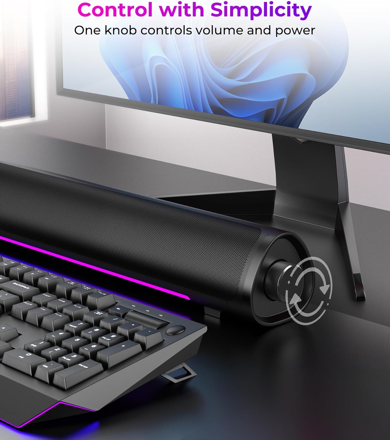 Thumbnail 4 de Auphyra Computer Speakers with RGB lighting