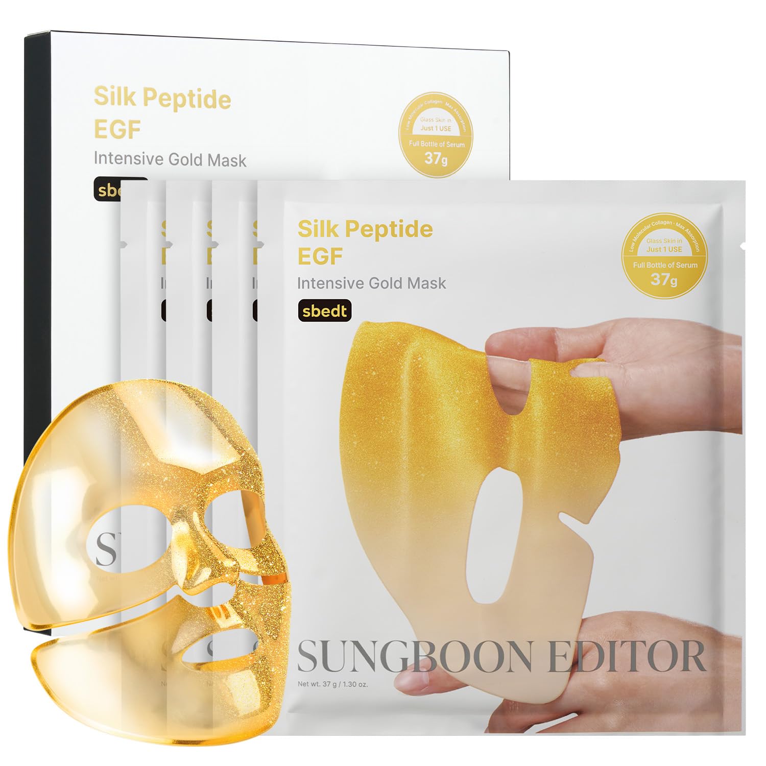 Detalle de SUNGBOON EDITOR Silk Peptide EGF Overnight Mask 4ea