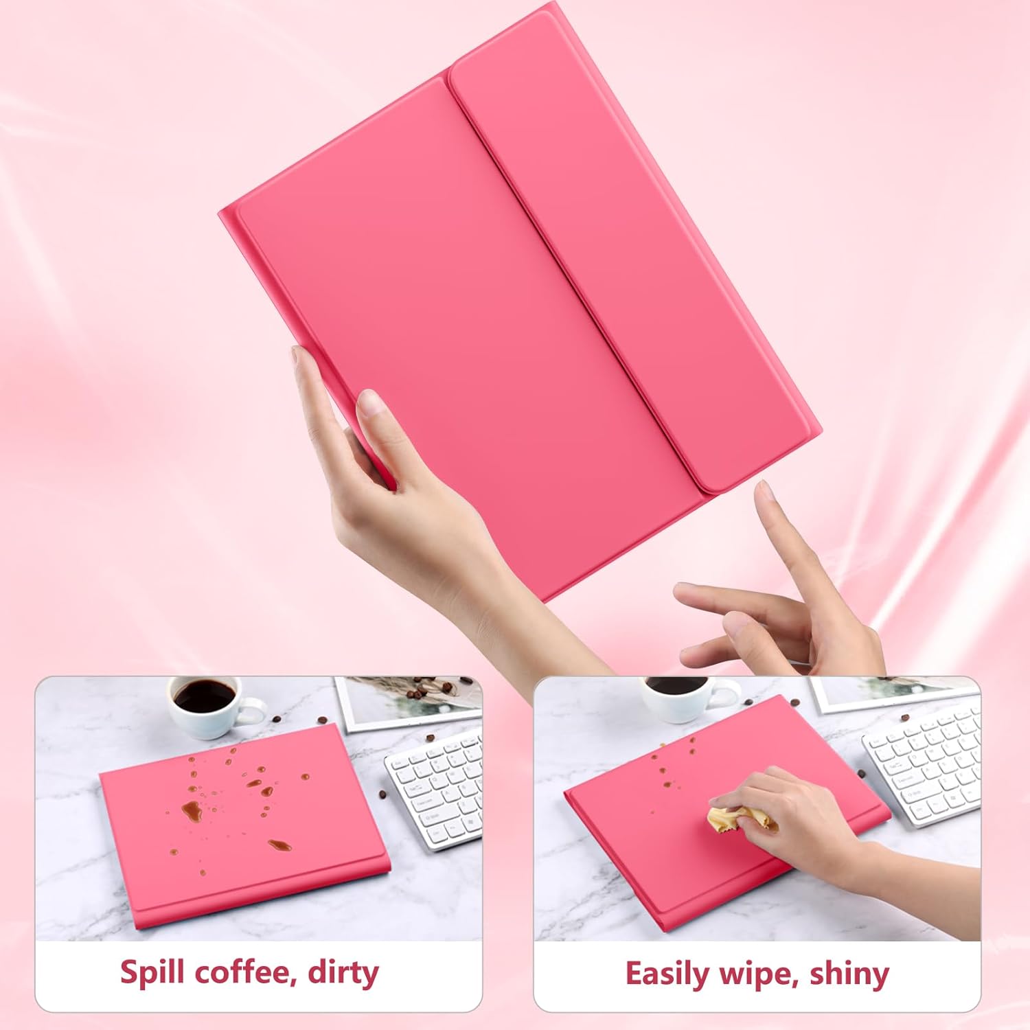 Thumbnail 5 de Vobafe Keyboard Case for iPad 10th Gen (2022, 10.9in) with Detachable Trackpad – Pink
