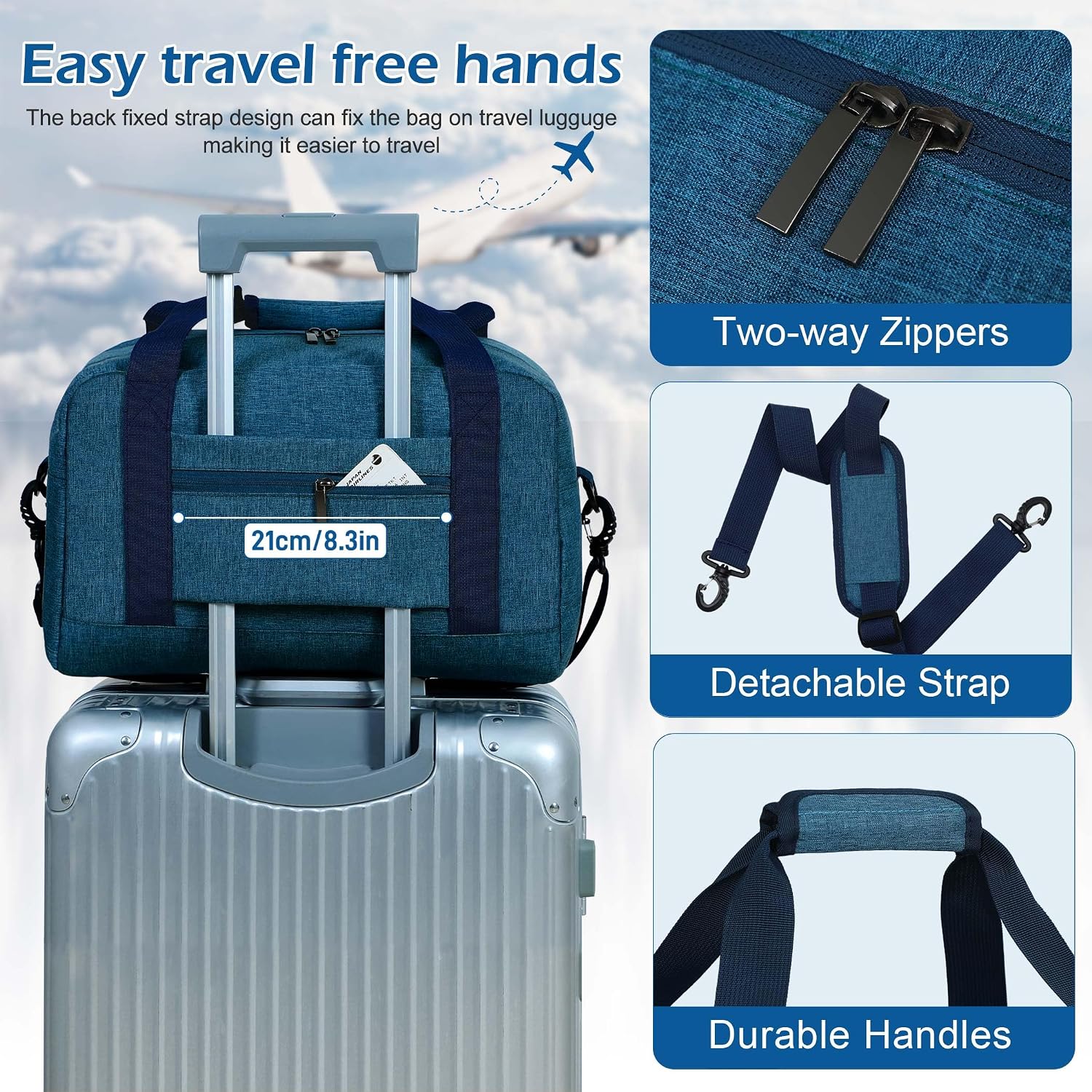 Thumbnail 6 de FIORETTO Travel Underseat Bag 20L, 40x20x25
