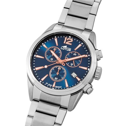 Thumbnail 2 de LOTUS Montre Homme Analogique en Acier Inoxydable 316L Argenté