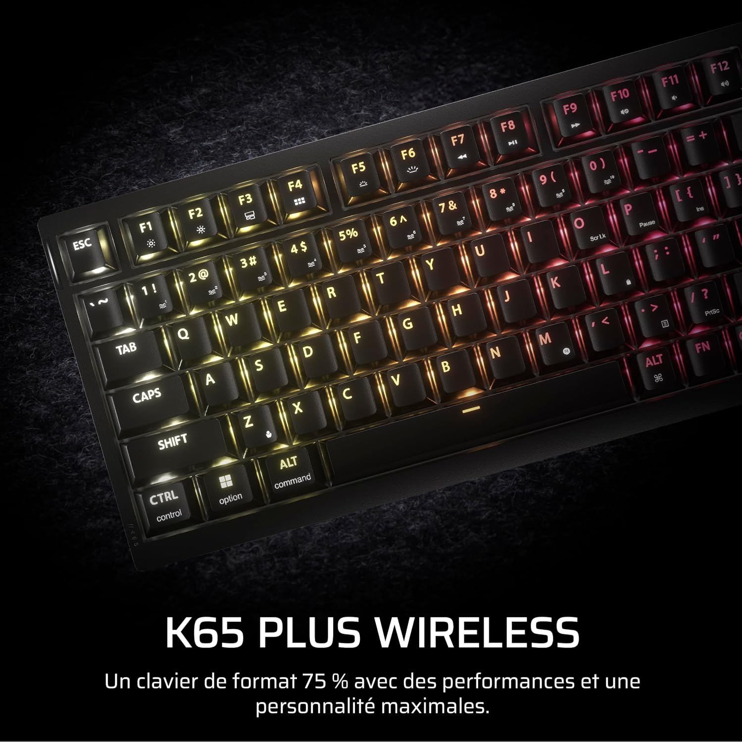 Thumbnail 1 de Corsair K65 Plus Wireless 75% RGB Clavier