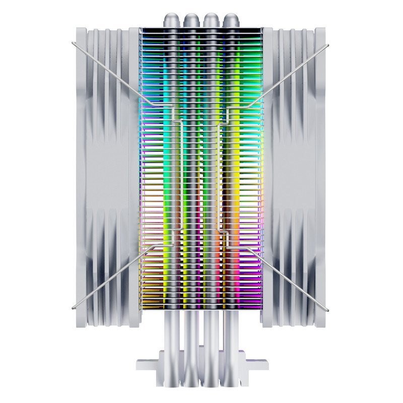 Thumbnail 2 de Tempest Cooler 4Pipes 2x120mm RGB ventilador CPU blanco