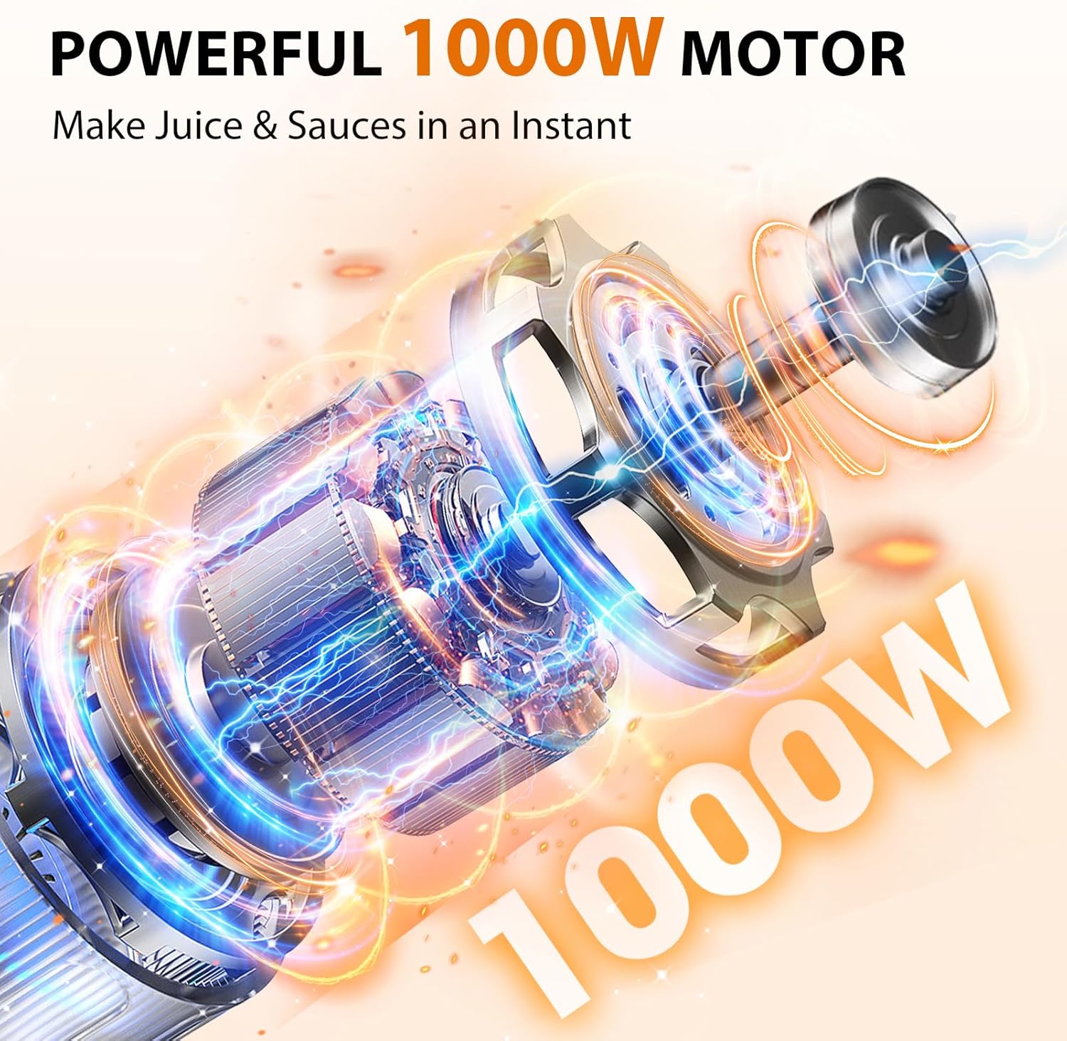 Detalle 2 de KOIOS Immersion Blender 1000W