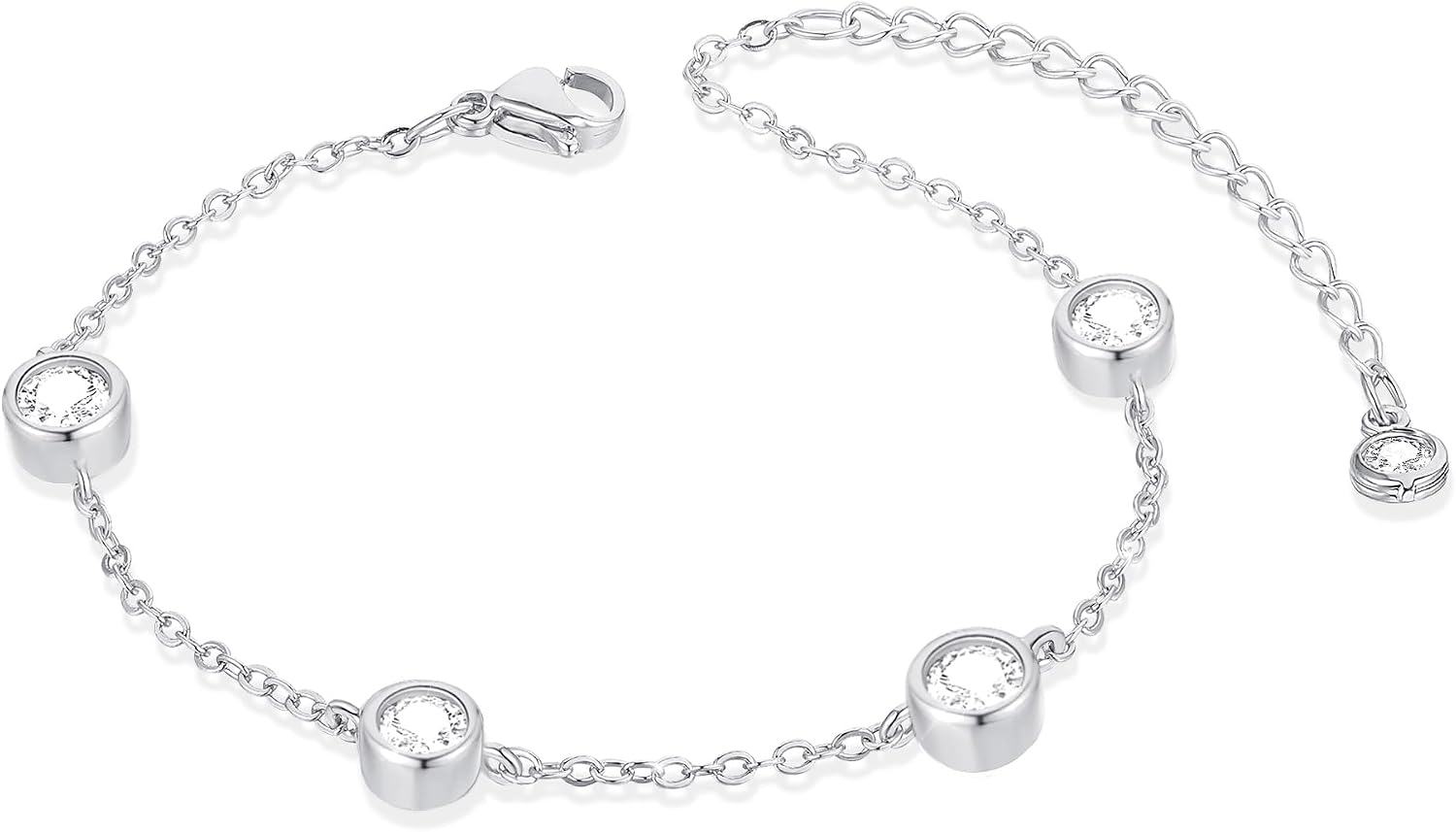 Detalle de ZOERAY Armband Damen 18k Gold Silber