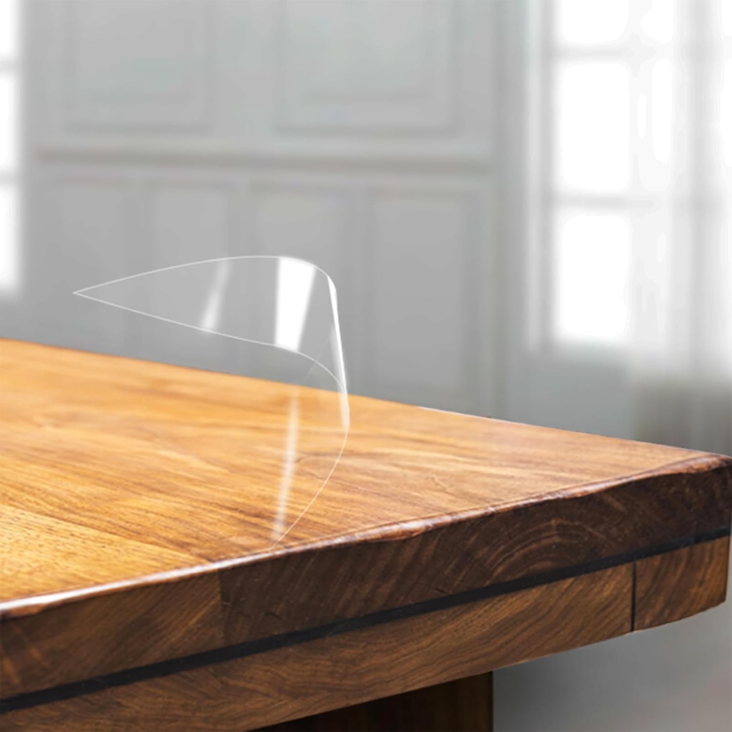 Detalle 2 de Hode Film Adhésif Transparent pour Meuble et Murs 60x600 cm – Protection discrète et durable