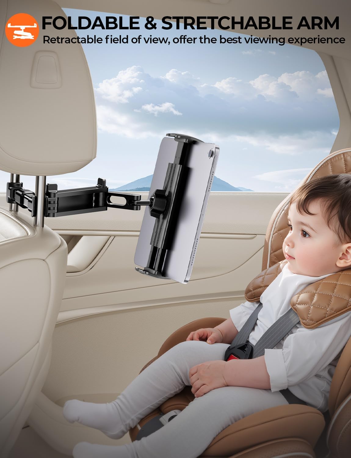 Thumbnail 3 de TRYONE Car Headrest Tablet Holder