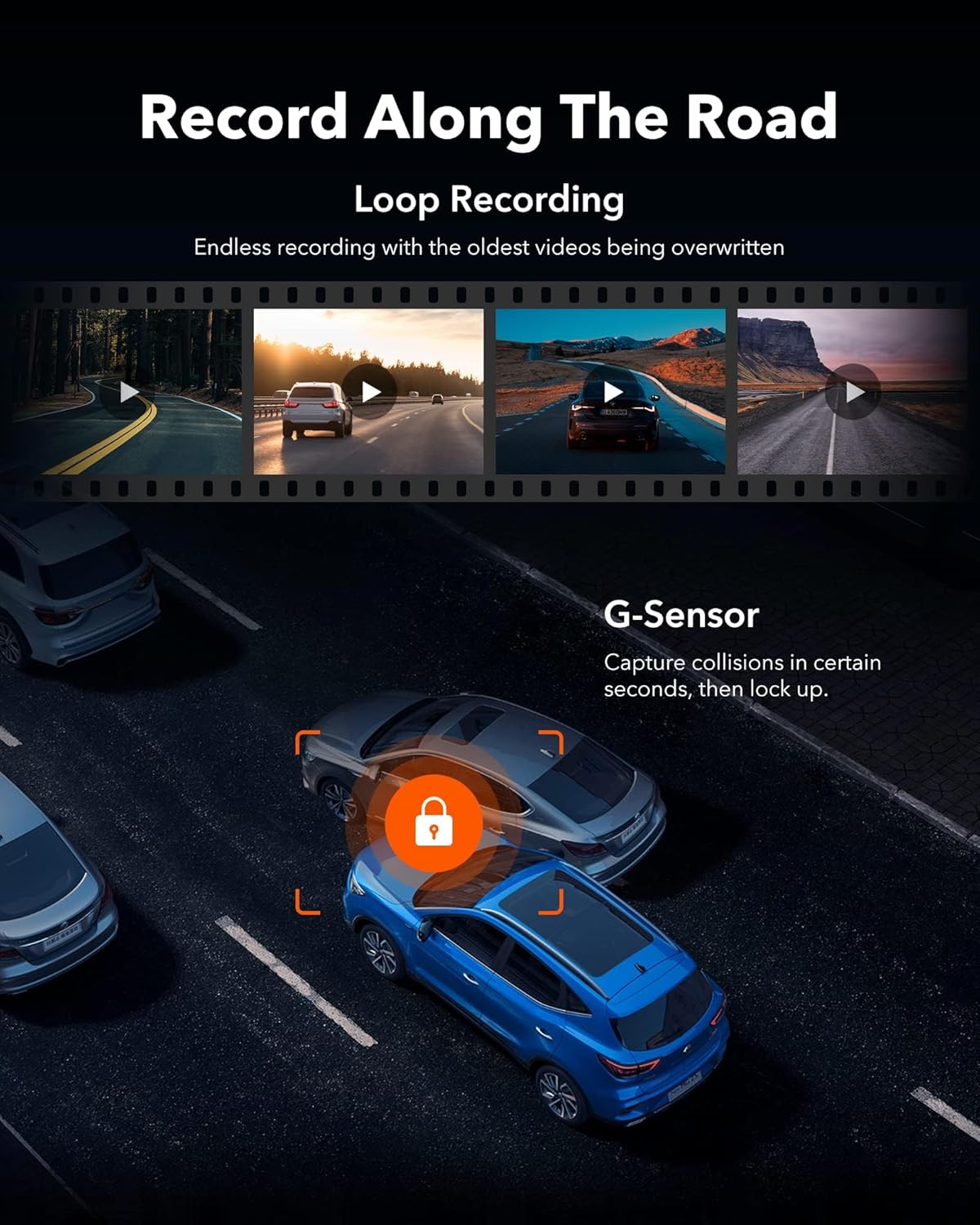 Thumbnail 5 de WOLFBOX G930 Telecamera per specchio retrovisore 10" 4K