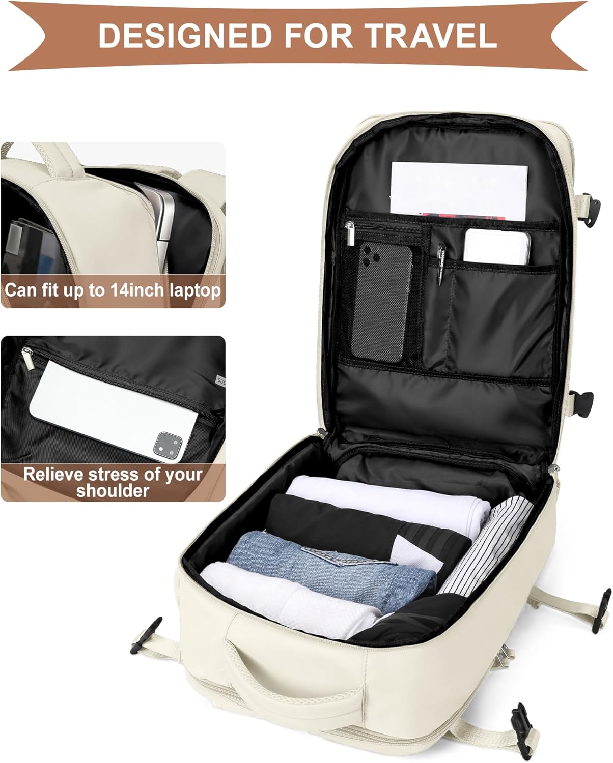 Thumbnail 4 de SZLX New Ryanair Cabin Size Bag 40x30x20 Backpack
