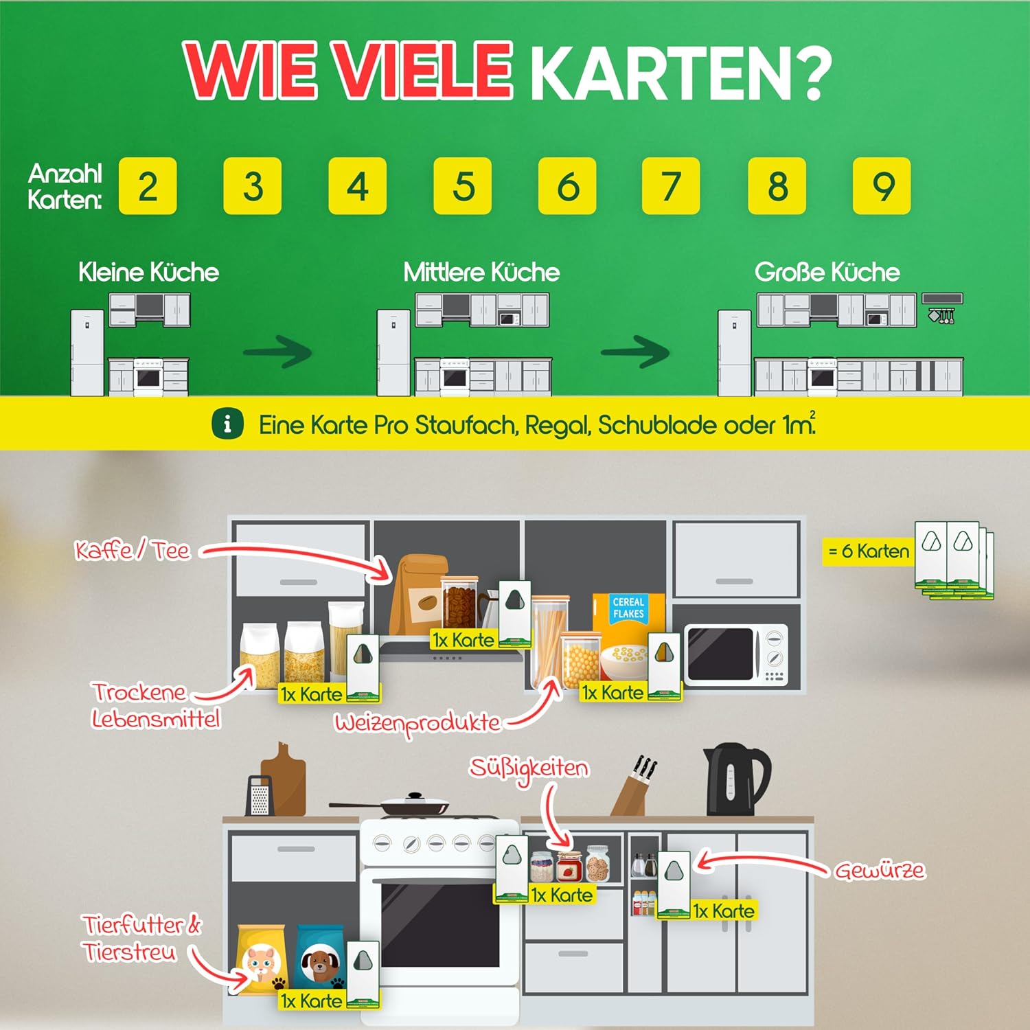 Detalle de anwerk Schlupfwespen gegen Lebensmittelmotten – 4 Karten à 1 Lieferung