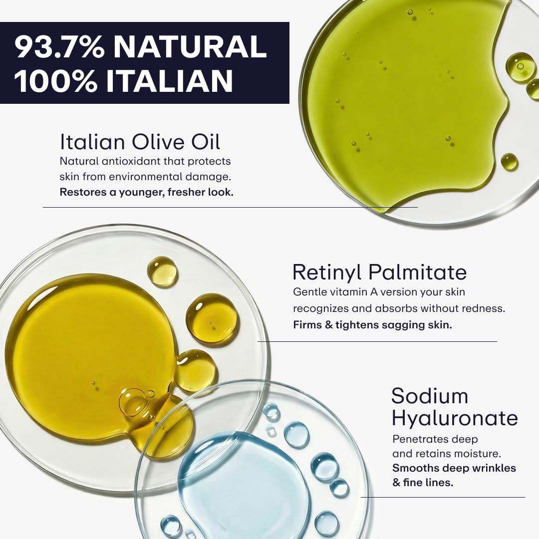 Detalle de Omnis Uomo Serlino Lab Face Cream with Retinol & Hyaluronic Acid