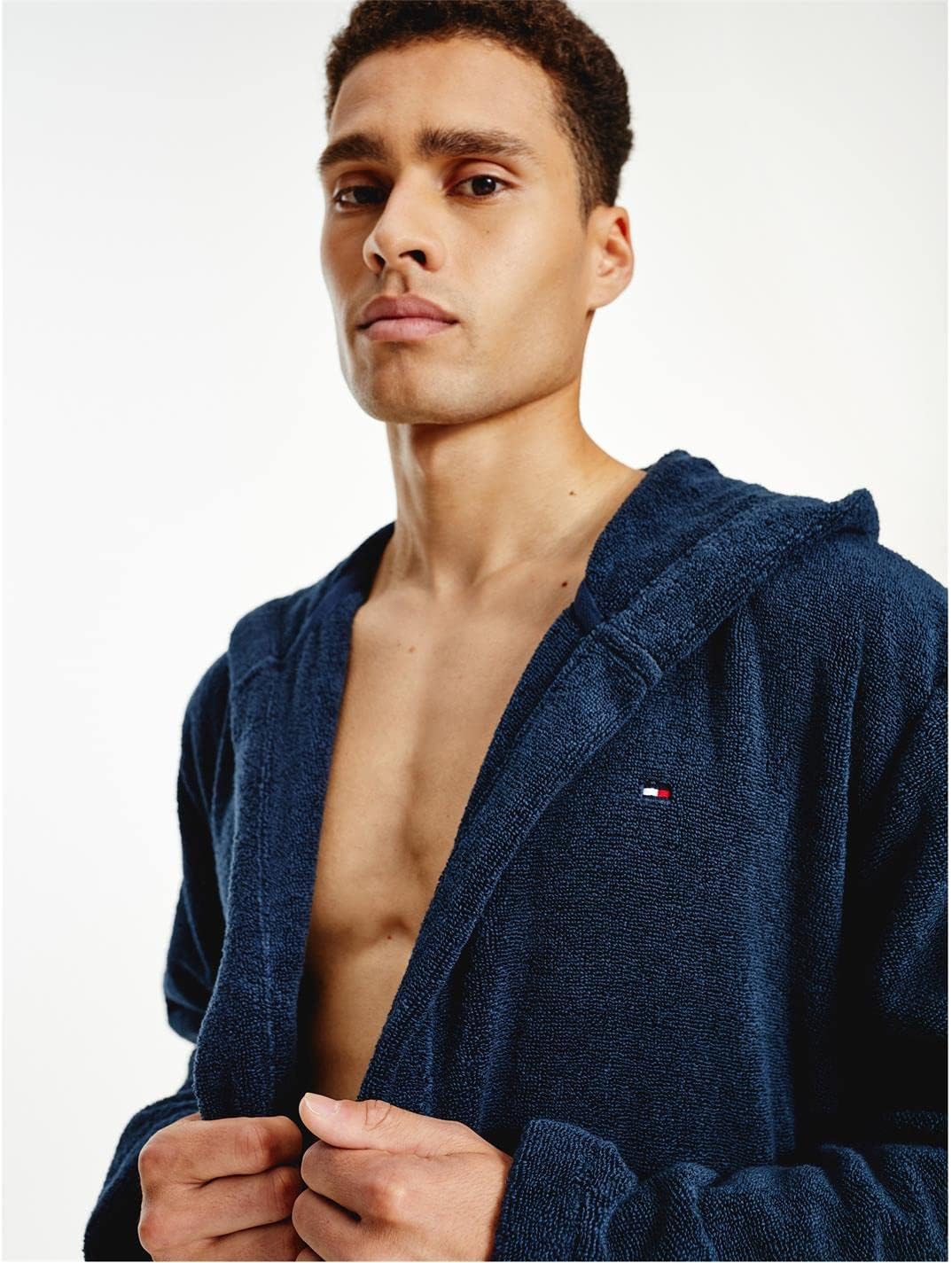 Thumbnail 2 de Tommy Hilfiger Peignoir de Bain Homme Col Tissu Éponge — douceur et élégance intemporelle