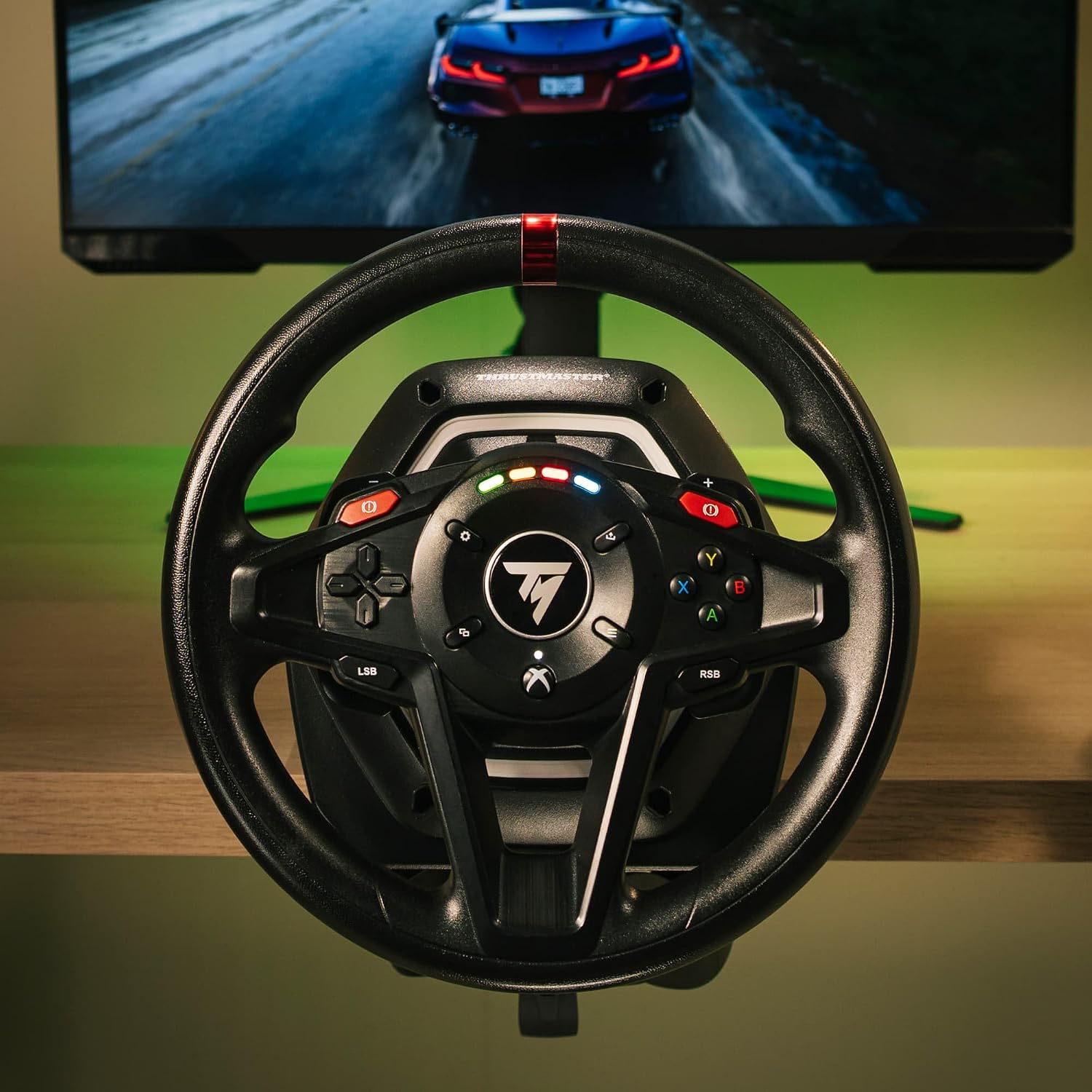 Detalle de Thrustmaster T128: volante Force Feedback con pedali magnetici per Xbox Series X|S, Xbox One e PC