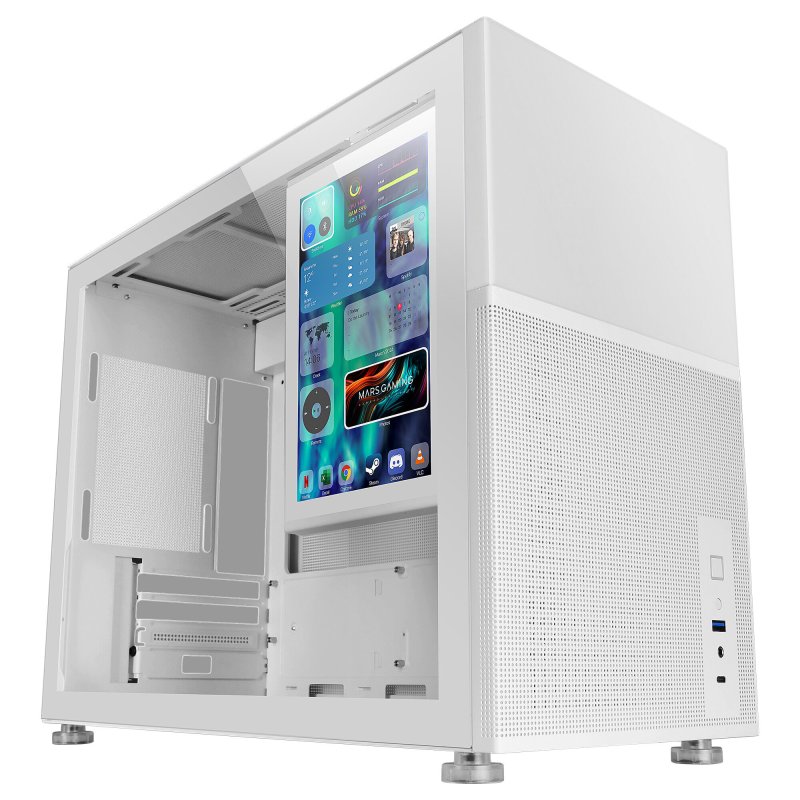 Detalle 2 de mars-gaming MC-LCD Torre Micro‑ATX de 8”