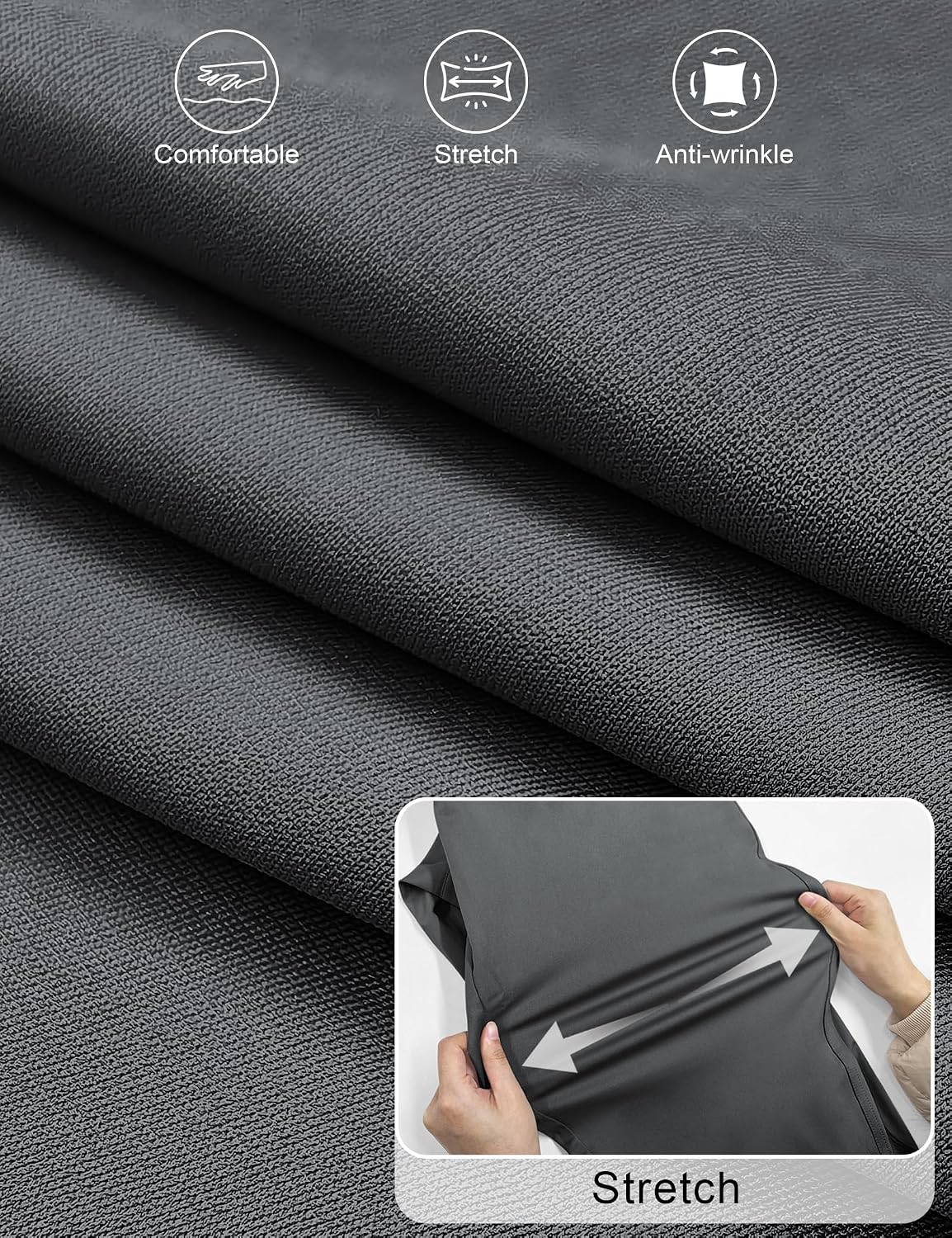 Thumbnail 5 de Men's Dress Pants, 100% Polyester