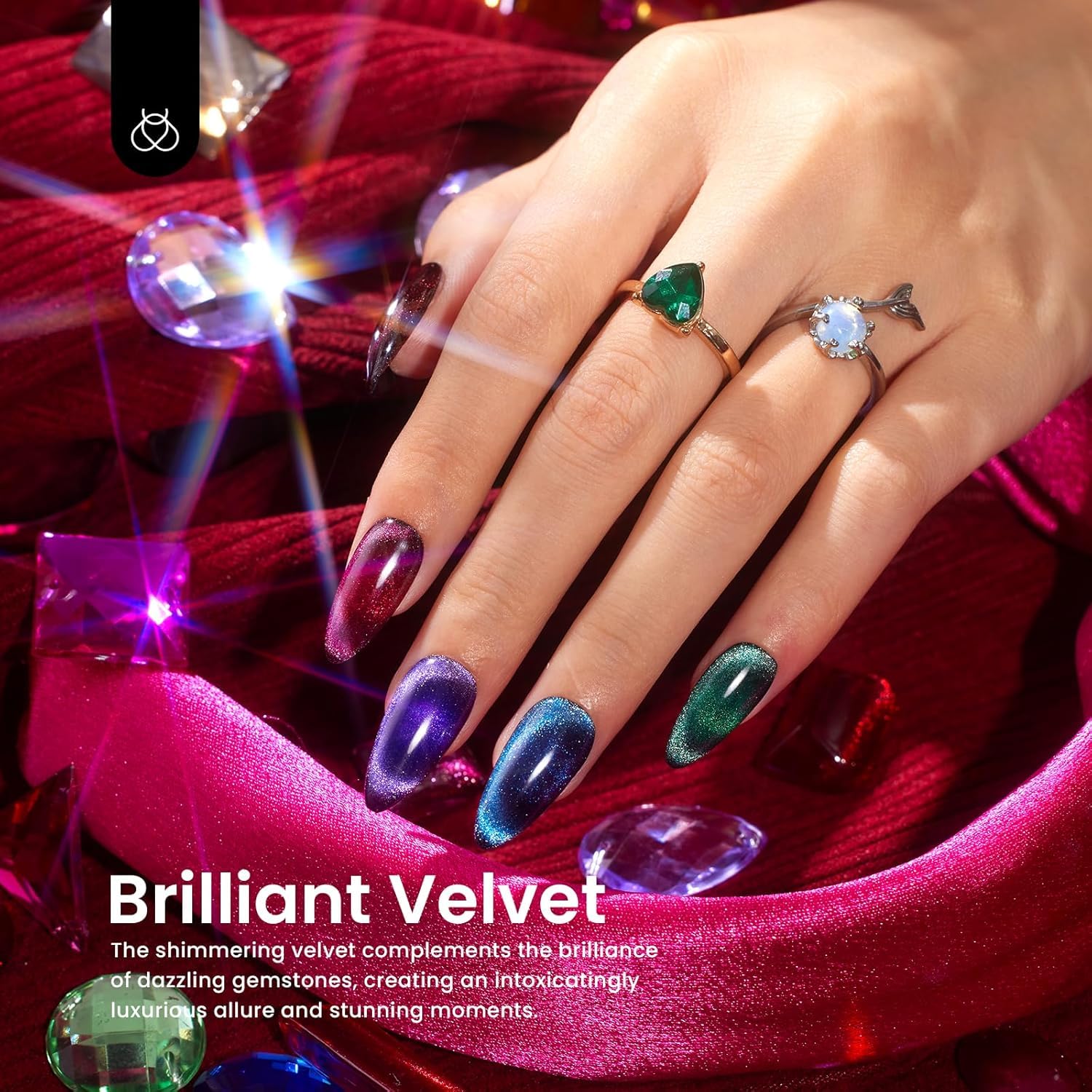 Detalle de beetles Cat Eye Gel 6-color Set 💅