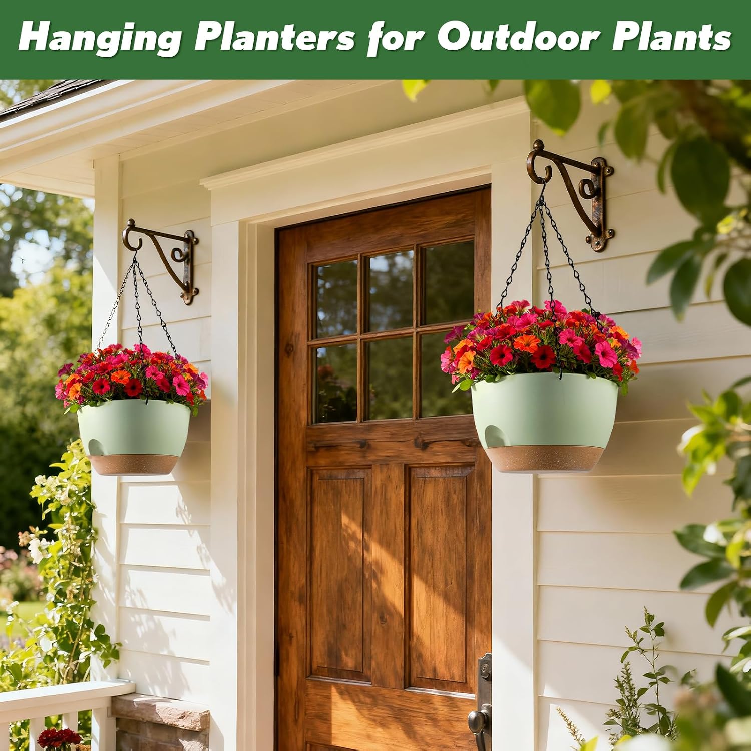 Thumbnail 4 de WUCEIAUU Hanging Planters, 8-Inch