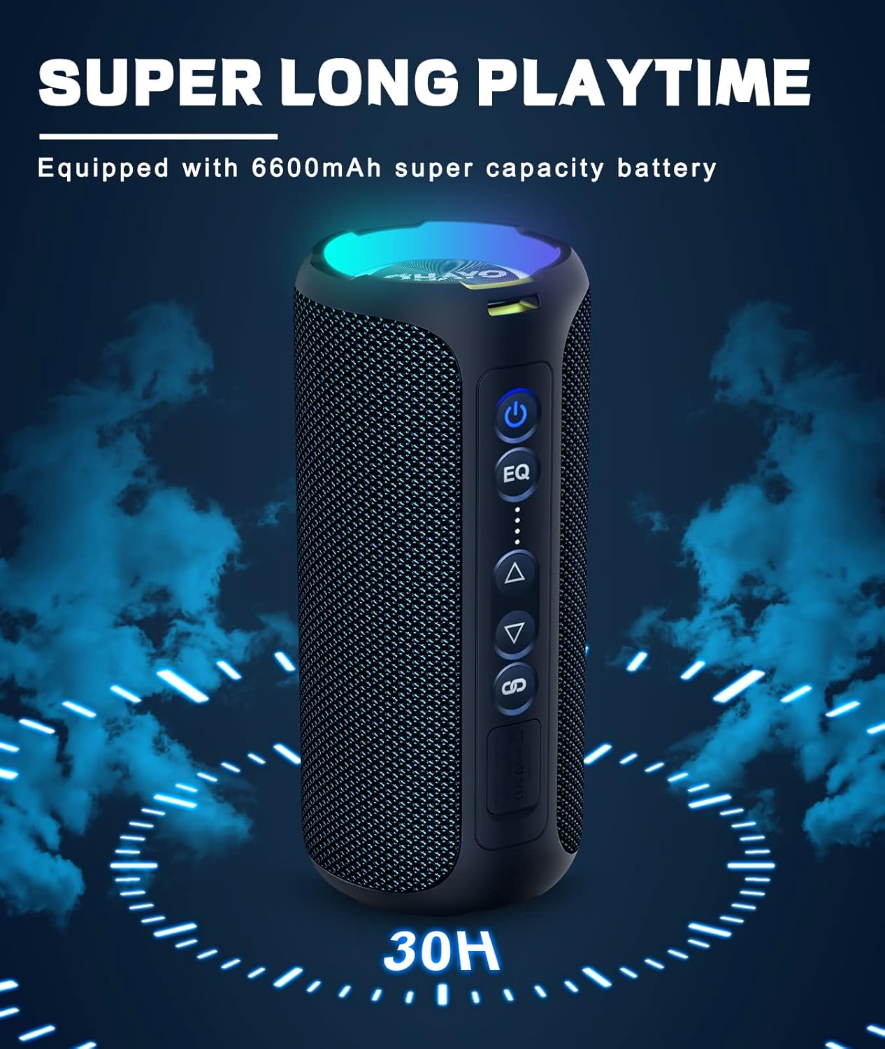 Detalle 2 de OHAYO 40W Portable Bluetooth Speaker 30H battery