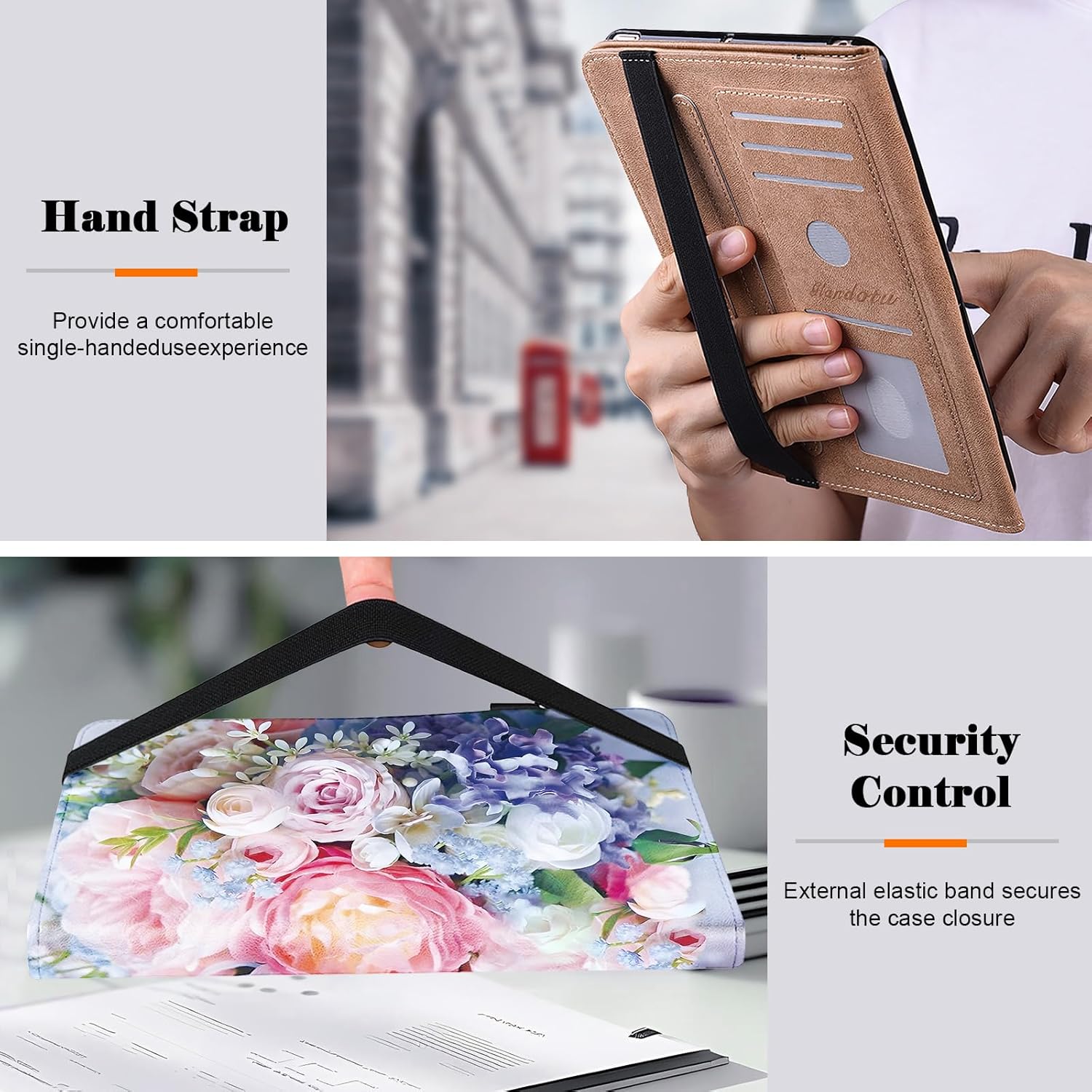 Thumbnail 2 de YiChZhe shockproof case for Honor Pad 9 12.1 inch (2024) with adjustable stand & card holder