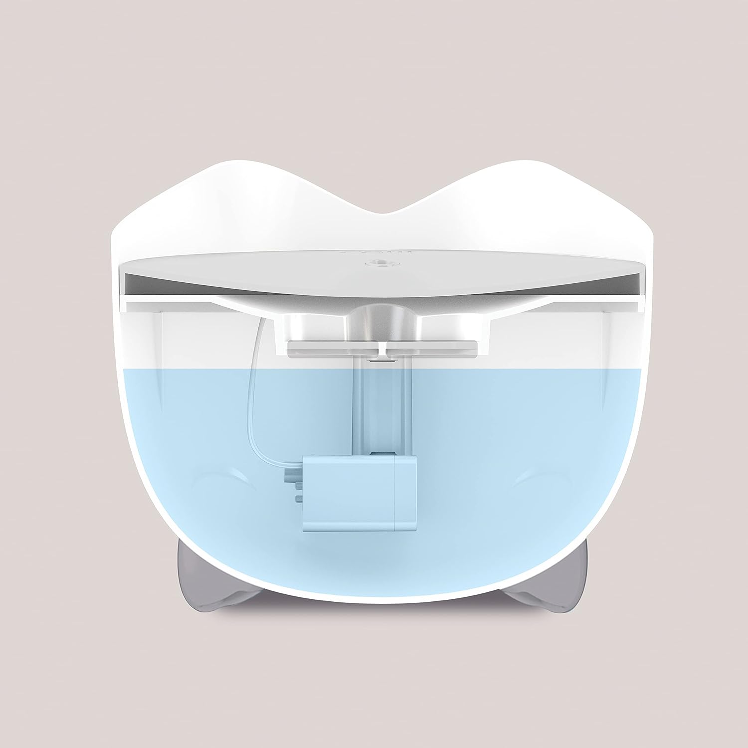 Detalle 2 de Catit Pixi fontaine d’abreuvement en acier inoxydable pour chats, 2,5 l (blanc)