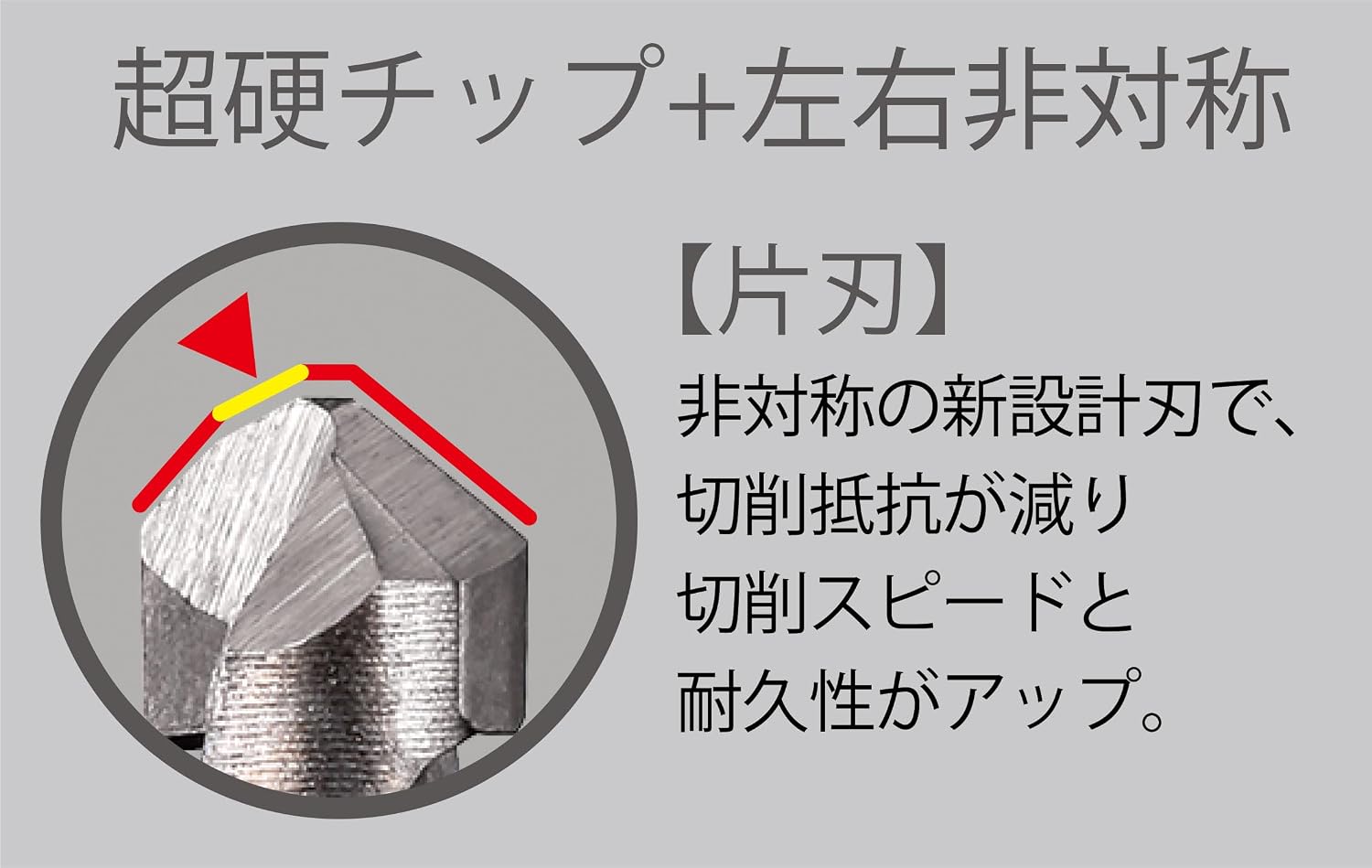 Detalle 2 de ベッセル(VESSEL) CPD-6.4 クッションドリル 磁器タイル用 φ6.4mm 六角軸