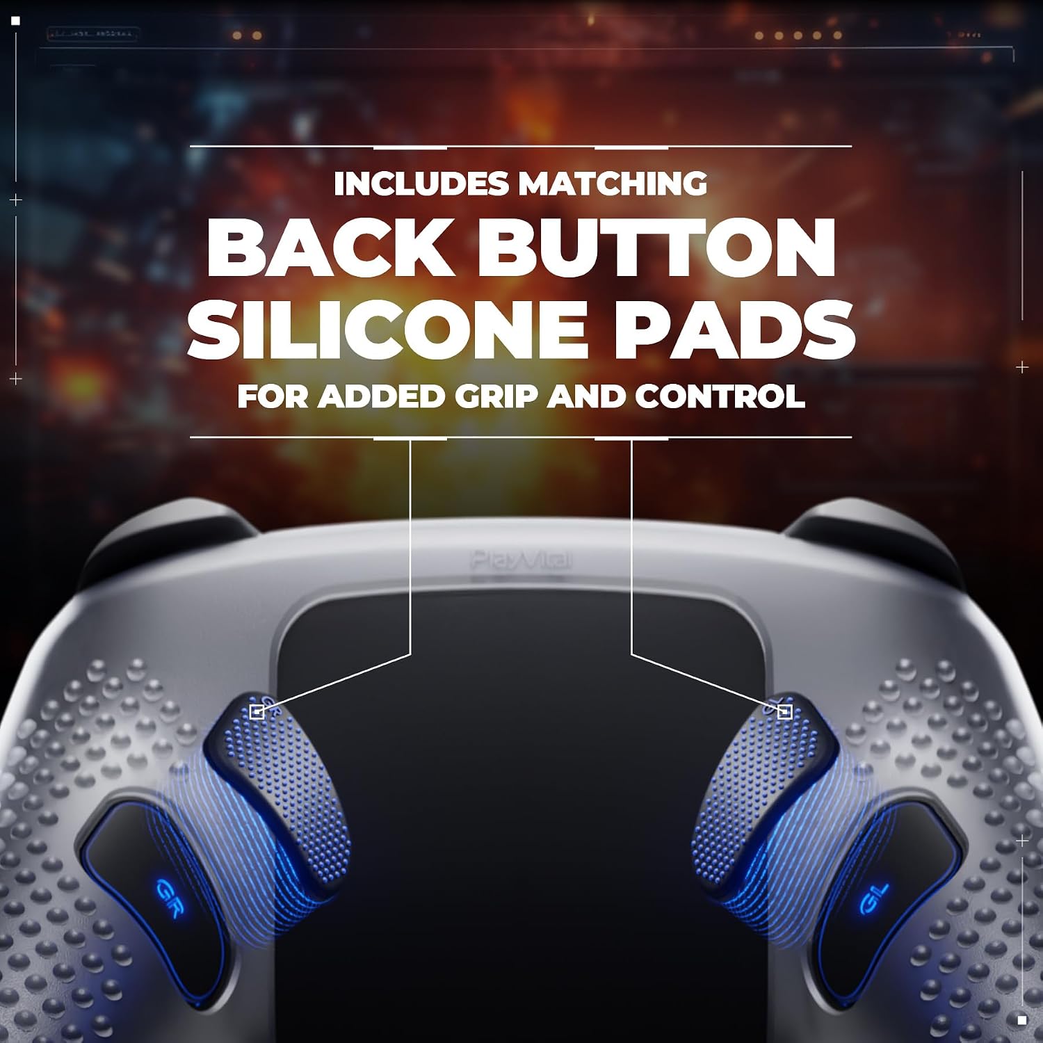 Detalle 2 de PlayVital Silicone Cover Skin for Nintendo Switch 2 Pro Controller