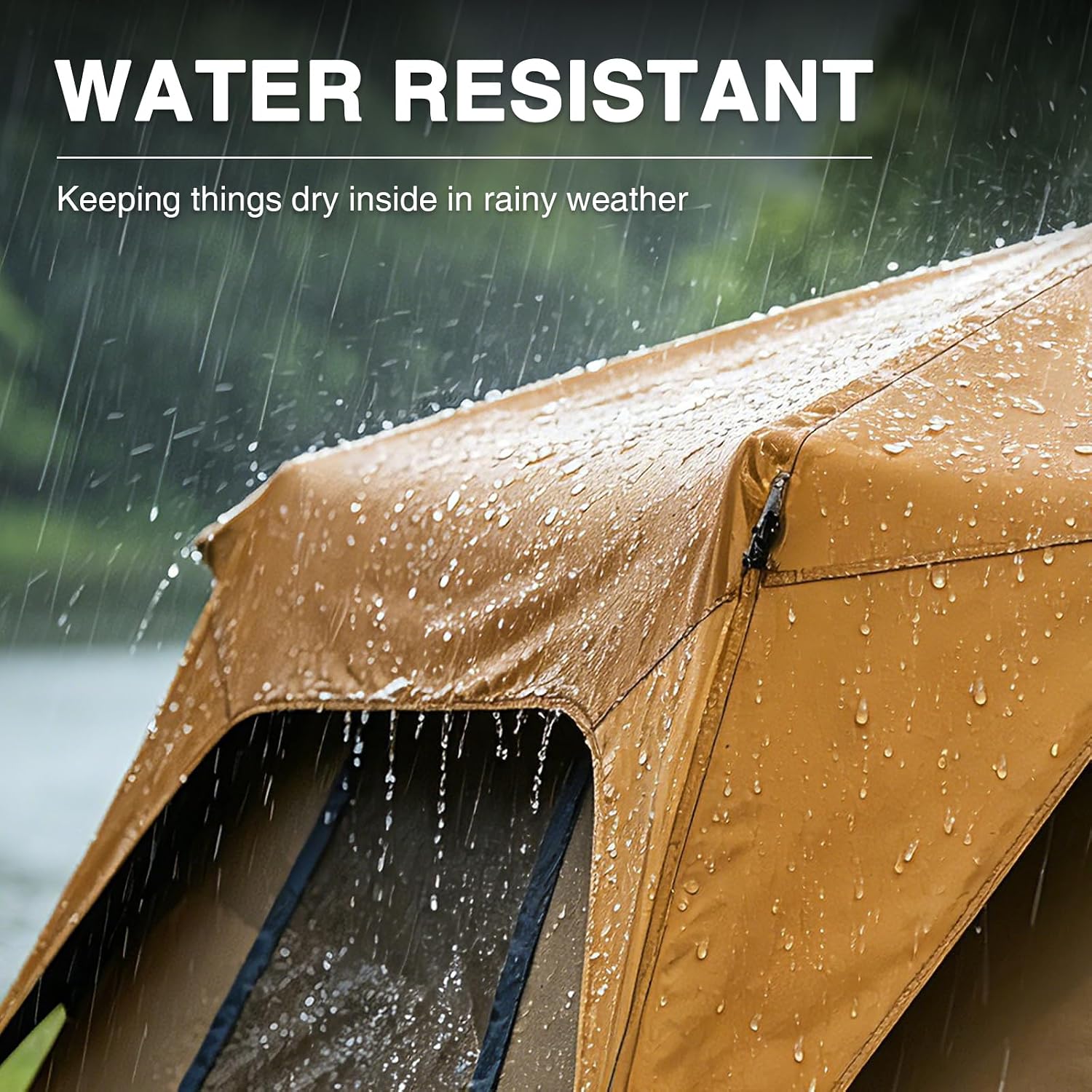 Detalle de Ever Advanced 6 Person Camping Tent with Blackout Design