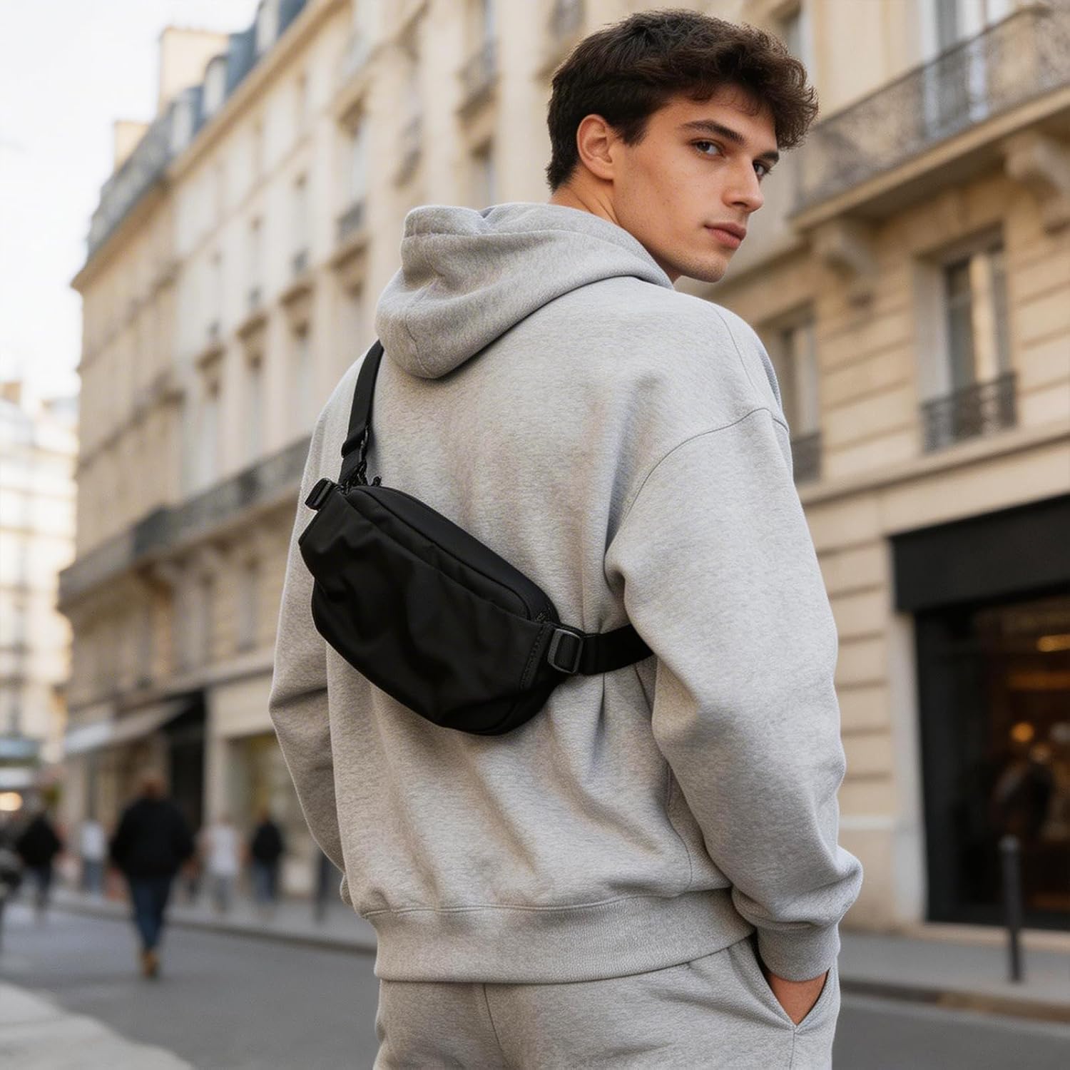 Detalle de gatmove 4L sling bag cross body