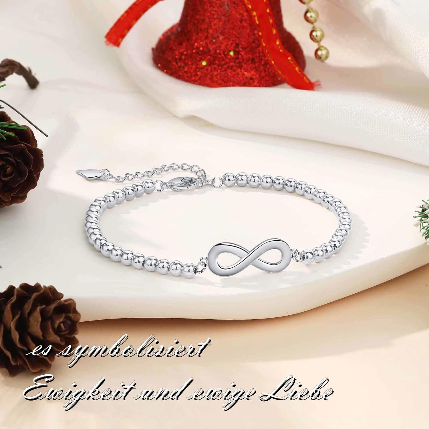 Detalle 1 de Gkmamrg Infinity Armband 925 Silber Beste Freundin Geschenk