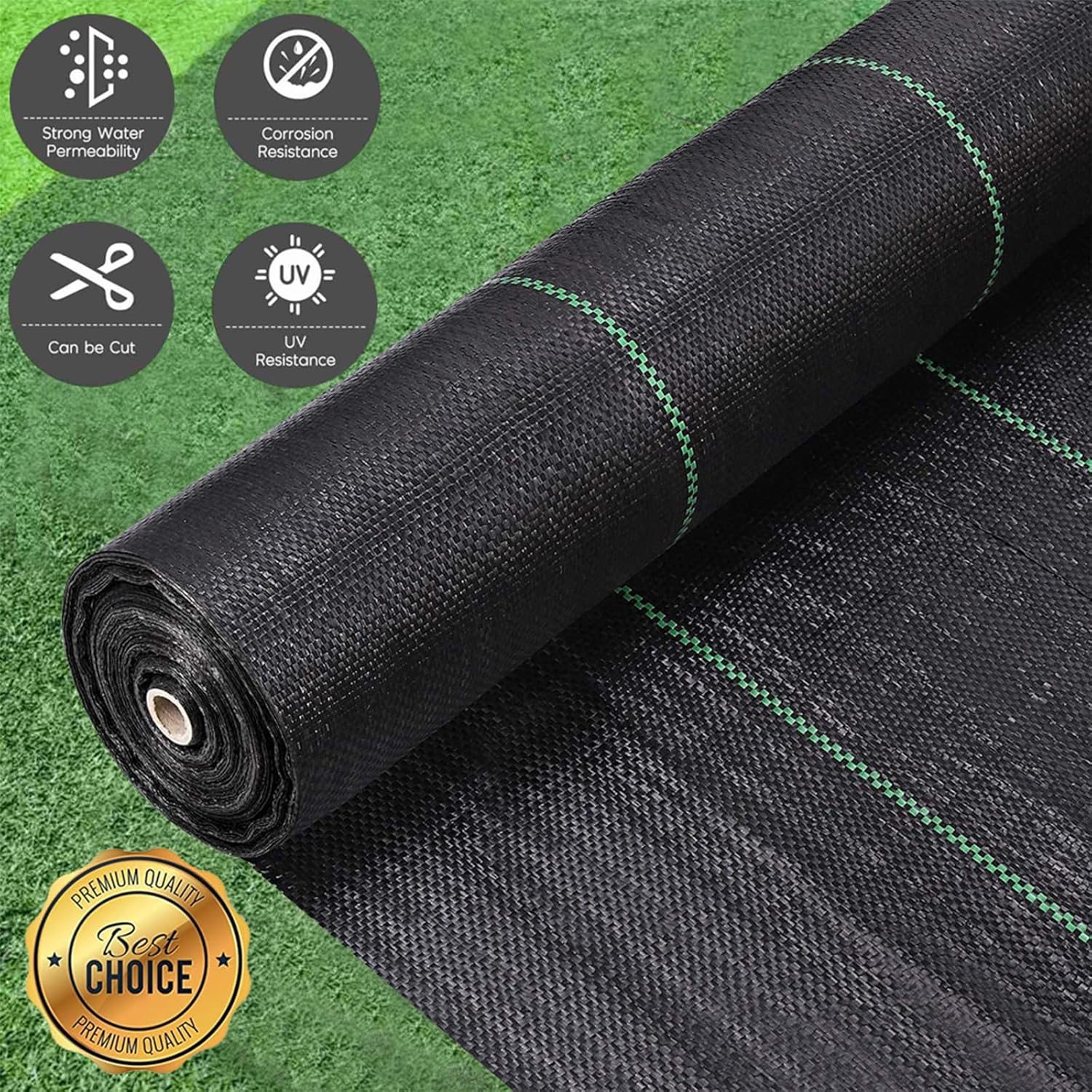 Thumbnail 2 de Dripex Telo pacciamatura 4m x 25m in tessuto anti erbacce 90 g/m²