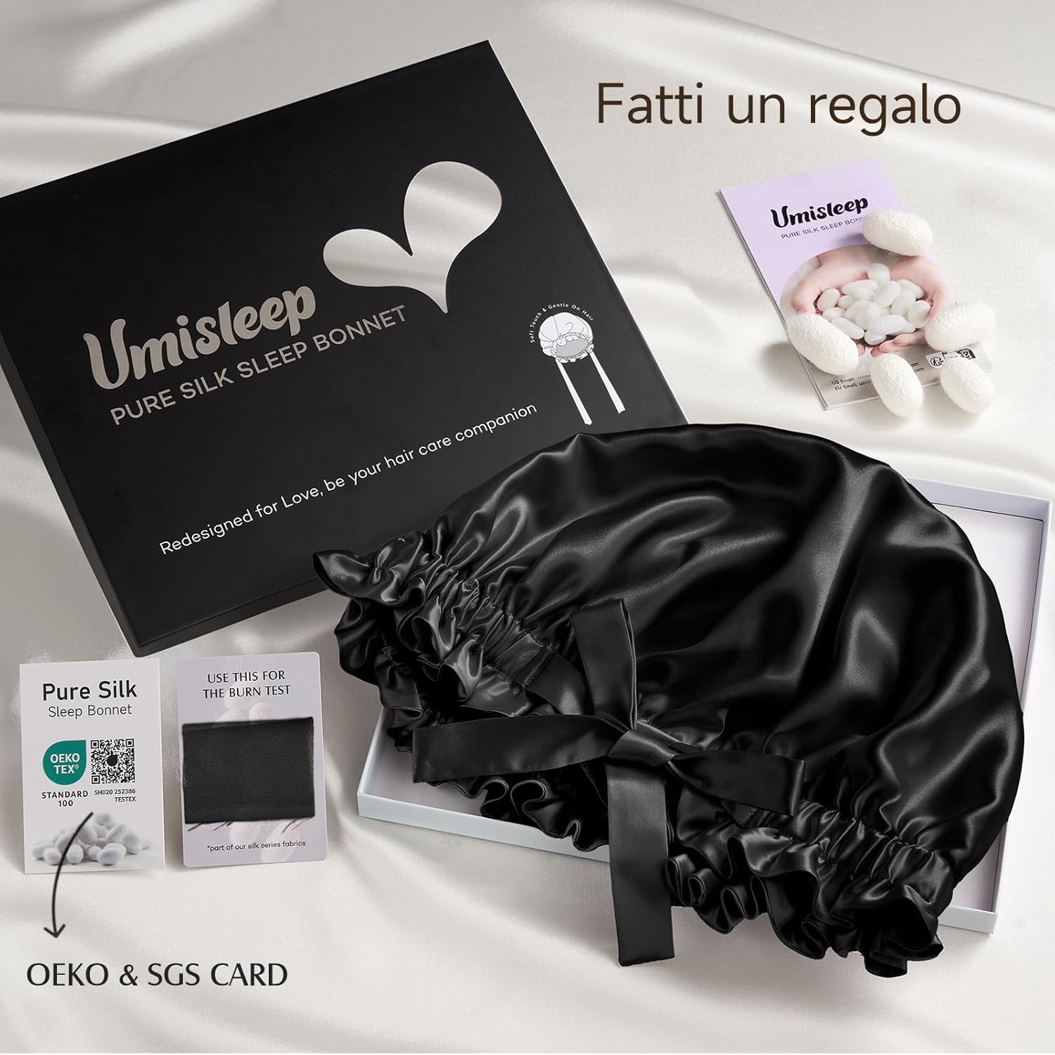 Thumbnail 6 de Umisleep 22 Momme seta per capelli ricci