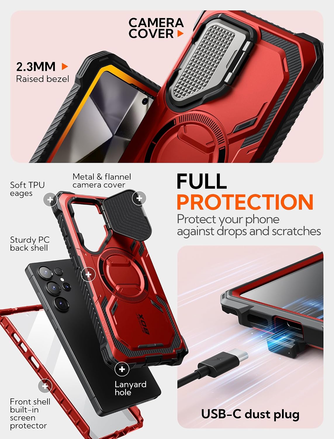 Thumbnail 4 de i-Blason Armorbox Galaxy S25 Ultra Case