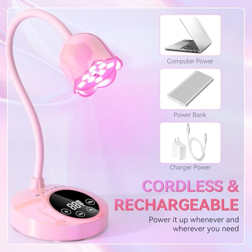 Thumbnail 5 de Makartt UV Nail Lamp Rechargeable 4-timer โณ๐