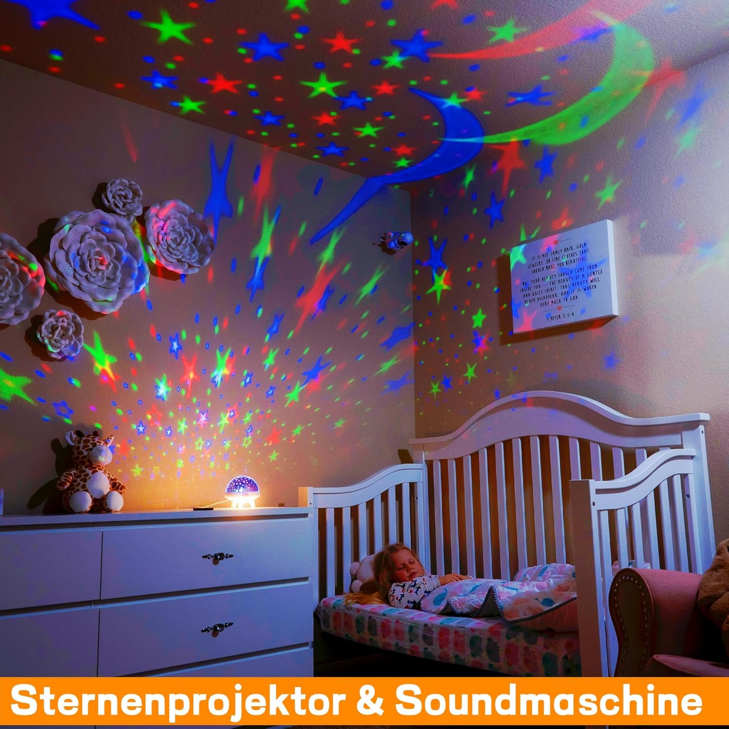 Thumbnail 1 de Nachtlicht Sternenhimmel Projektor für Kinder mit Fernbedienung – YACHANCE