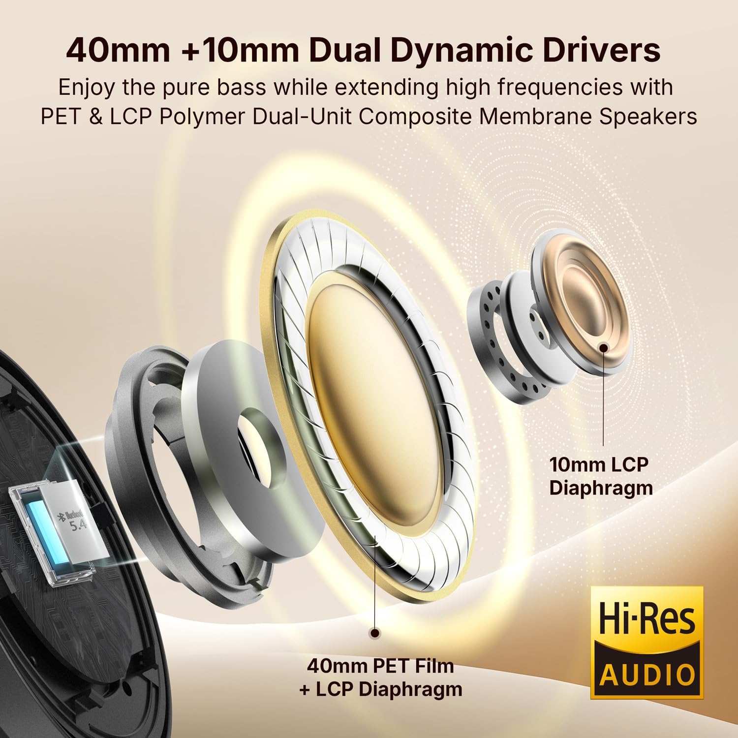 Thumbnail 2 de EarFun Tune Pro Active Noise Cancelling, 120H