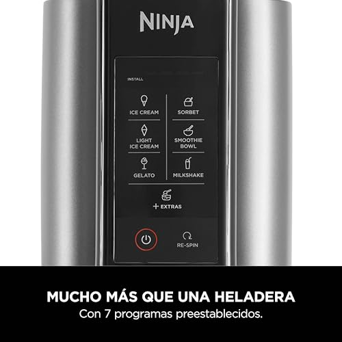 Detalle 2 de Ninja CREAMi NC302EU: heladera multifunción 1,4 L para helados y más, con 2 tarrinas