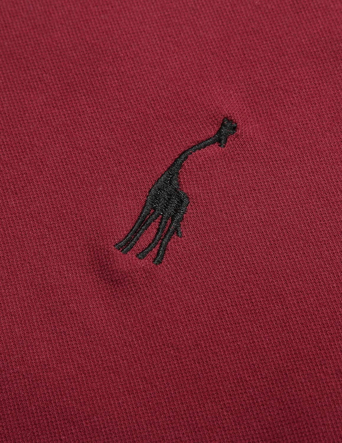 Detalle de GNRSPTY Polo da Uomo Manica Corta con Ricami Fulvi – Stile casual chic