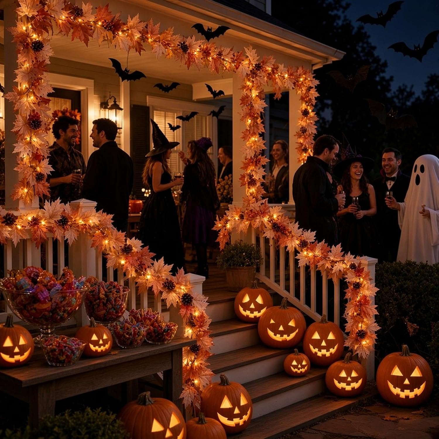 Thumbnail 5 de Meknow G0501A(0.17) Fall Garland, 9 ft, 50 Warm Incandescent Lights