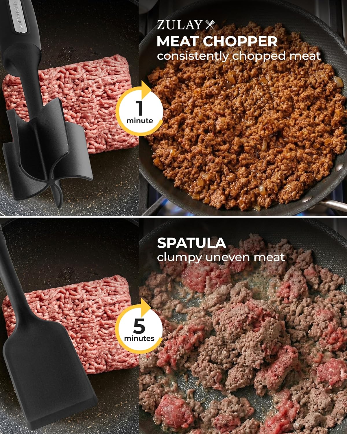 Thumbnail 2 de Zulay Kitchen Ground Meat Chopper, 5-Blade