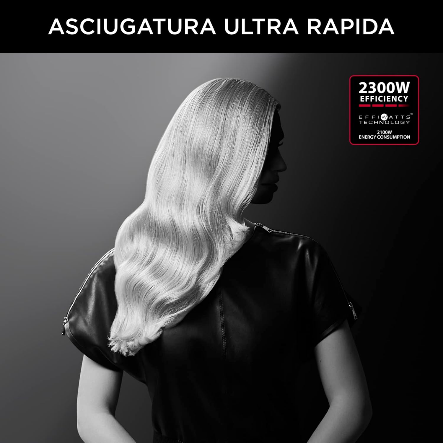 Thumbnail 1 de Rowenta x Karl Lagerfeld CV581L Studio Dry: asciugacapelli 2100 W con Thermo Control e design fashion