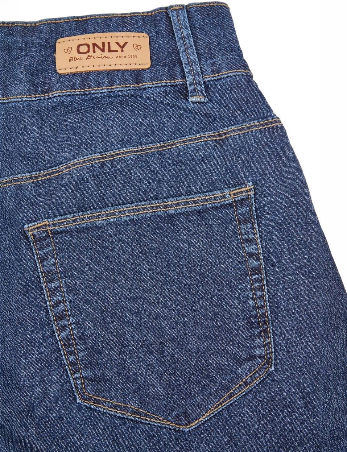 Detalle 2 de ONLY Jeans Shorts Damen Stretch Skinny Mid Waist im 2er-Pack