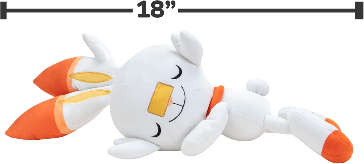 Thumbnail 6 de Pokémon Scorbunny Sleeping Plush 18 inch