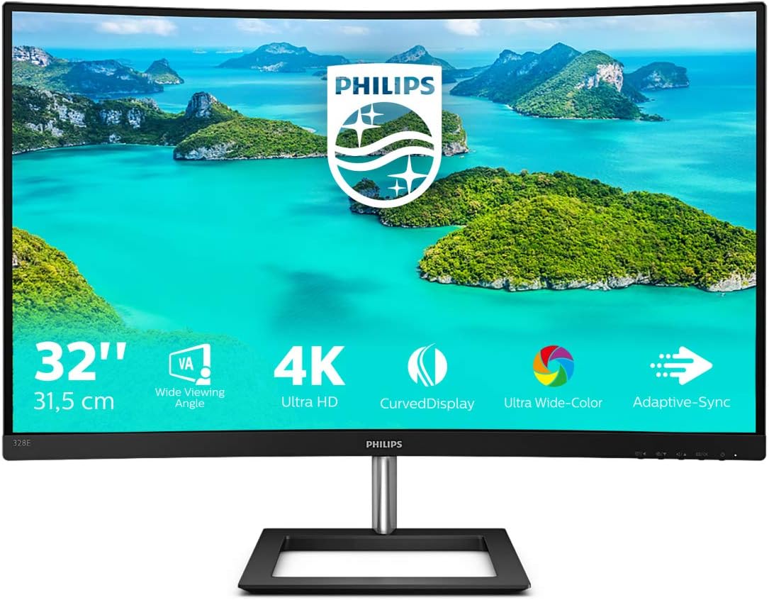 Detalle de Philips 328E1CA 32 inch 4K curved monitor
