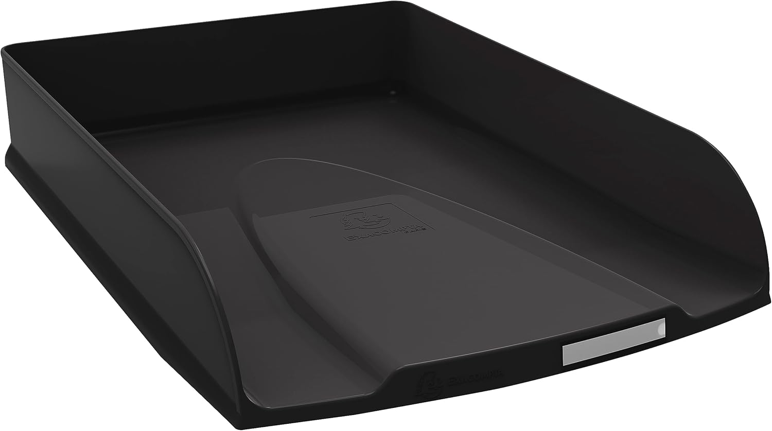 Exacompta 11114D Lot de 6 corbeilles COMBO STYLI NeoDeco – A4+, 34 x 25 x 6,5 cm, noir, 6 unités
