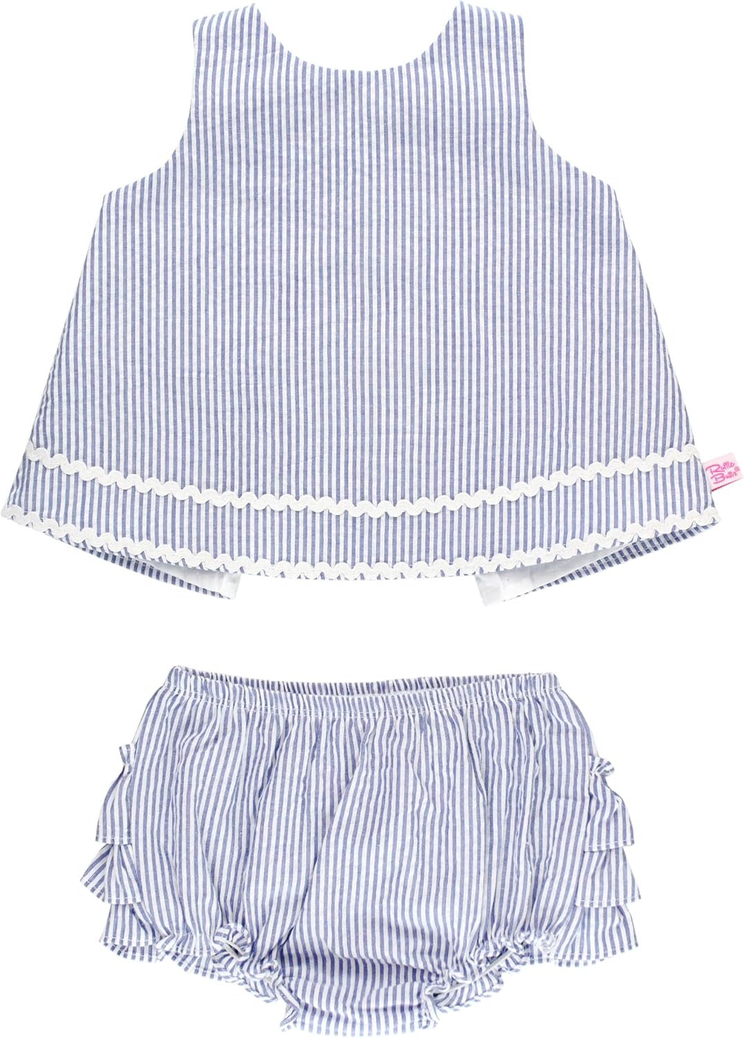 Detalle de RuffleButts Baby Girl Outfit, 2-Piece Set