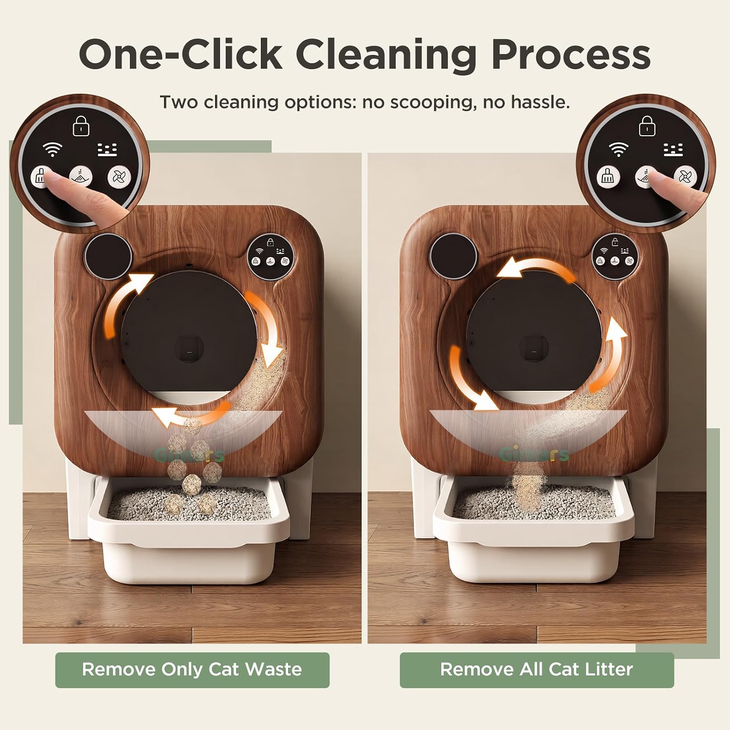Thumbnail 5 de Gimars XXL 90L self‑cleaning cat litter box