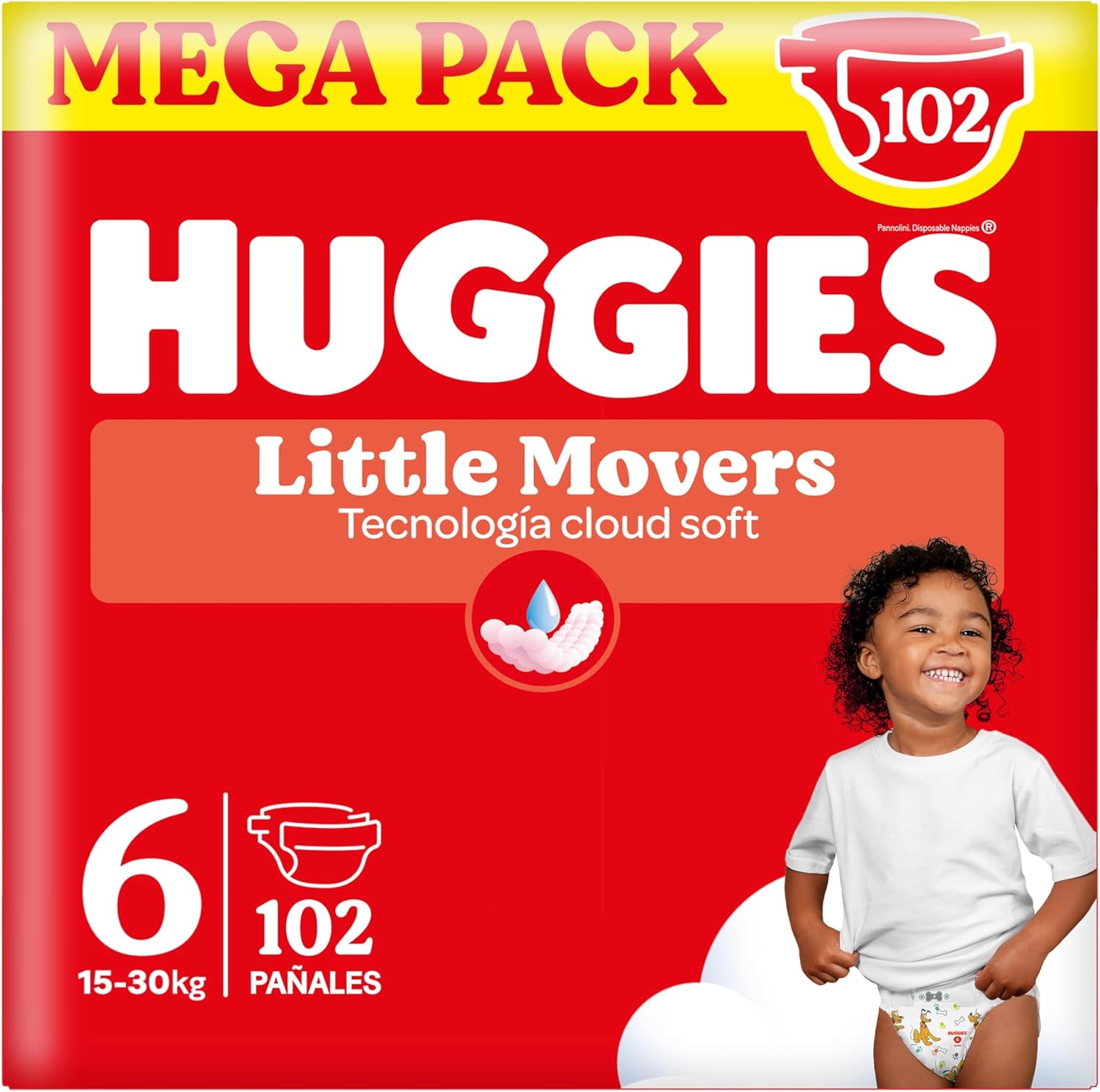 Thumbnail 6 de Huggies Little Movers Pañales Disney Talla 4, 150 Pzs 🐾