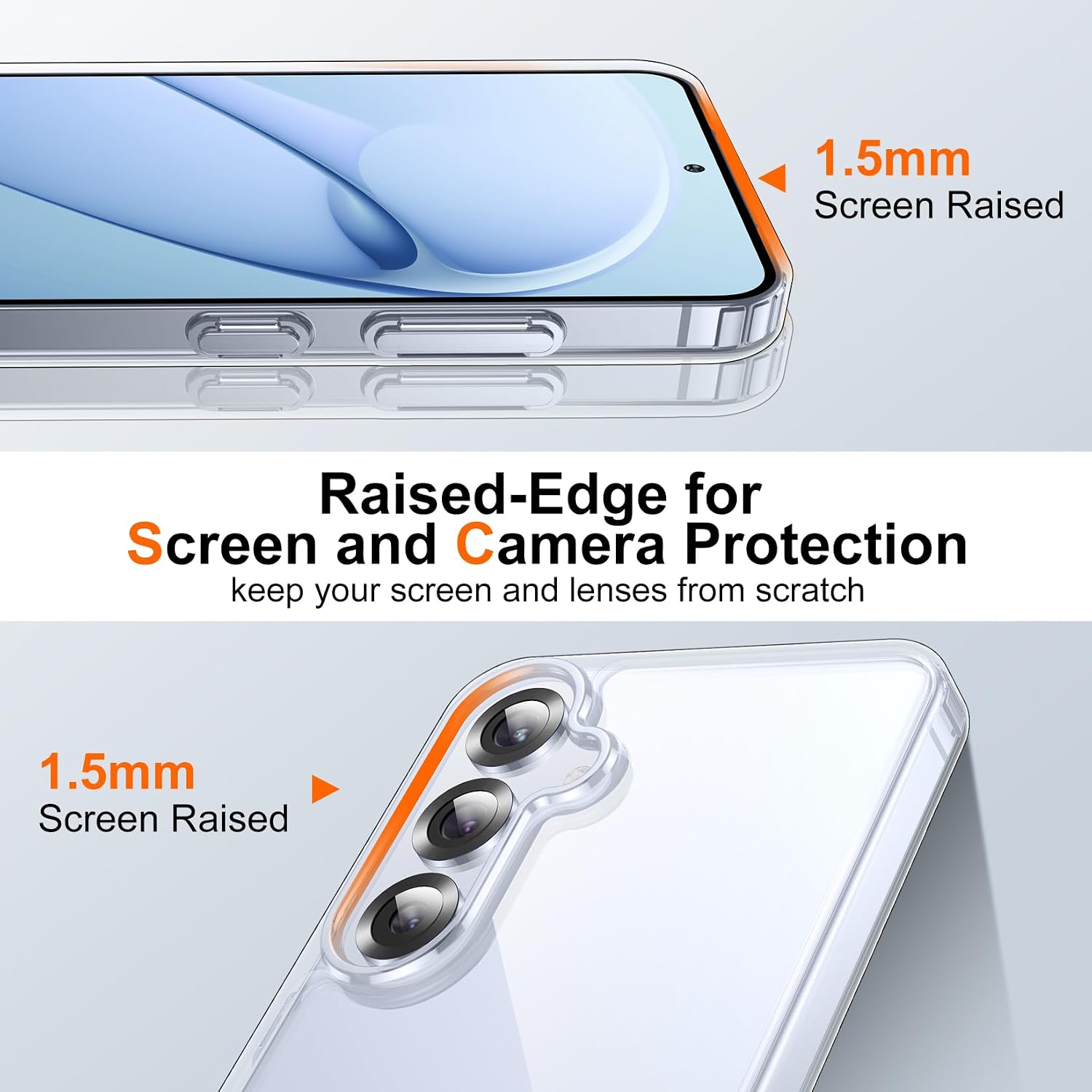 Detalle 2 de SPIDERCASE Galaxy S25 Clear Case 6.2"