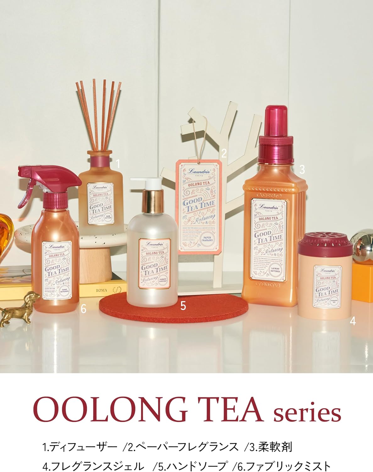 Detalle de Laundrin'(ランドリン) アロマティックハンドソープ ウーロンティーの香り 320ml