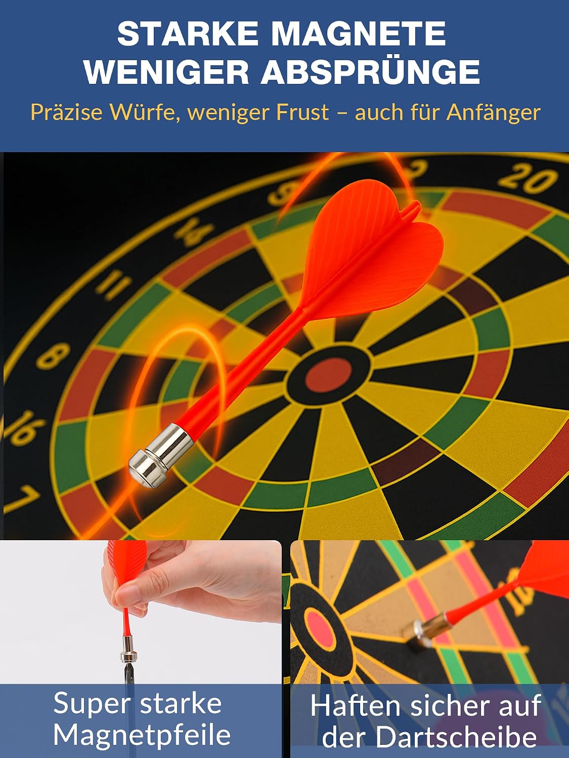 Thumbnail 3 de BATURU Magnetische Dartscheibe für Kinder ab 4 Jahren